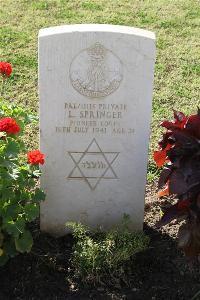 Ismailia War Memorial Cemetery - Springer, Ludwig